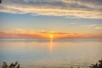 Amazing sunset views of Lake Michigan 